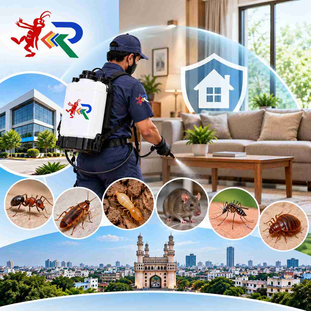 Rentix Pest Management pest control work in Hyderabad