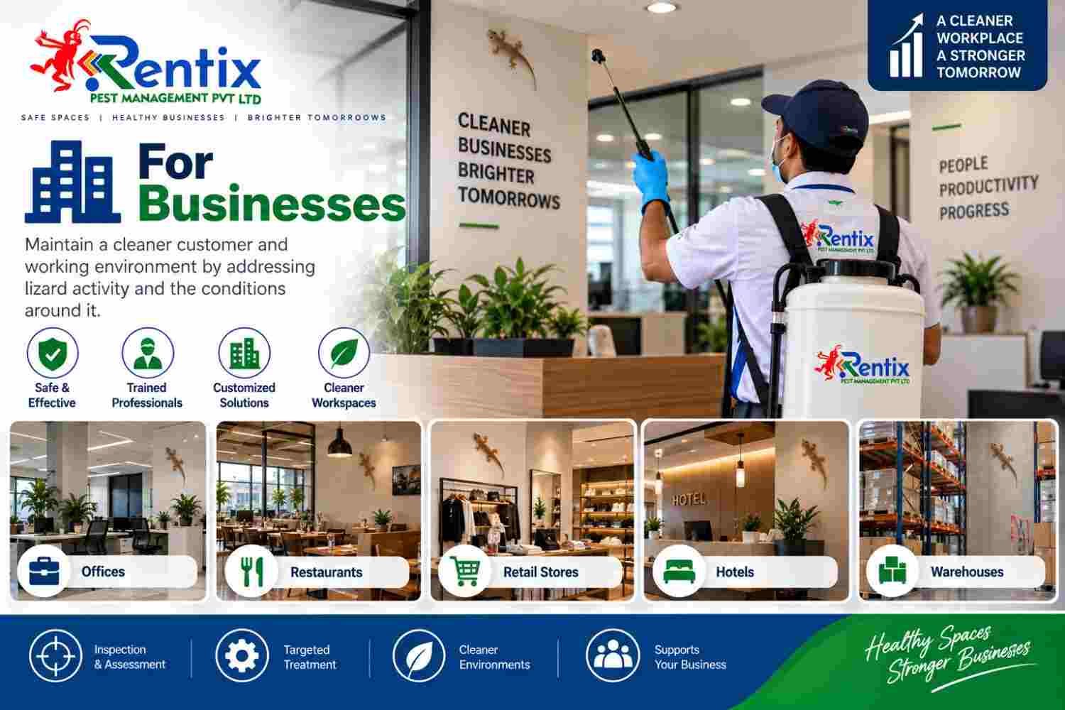 Lizard removal for businesses in Hyderabad
